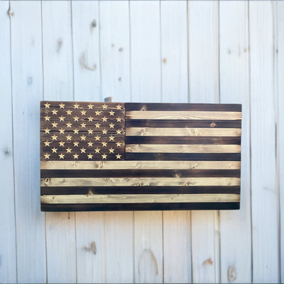 Handcrafted Rustic American Flag