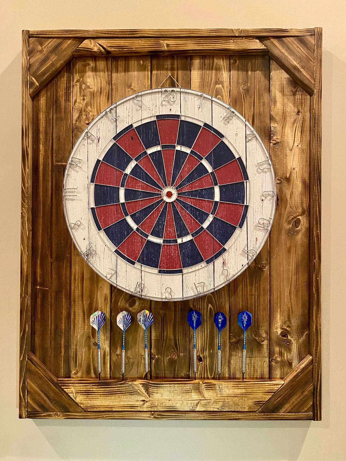 Handcrafted Wooden Dart Board Backboard by Eagle Wood Flag Company – Eagle  Wood Flag Company